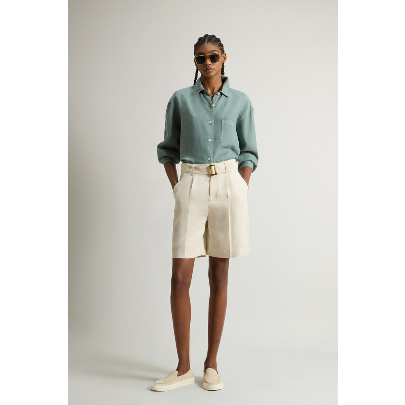 ŠORTKY WOOLRICH DRAPEY BERMUDA SHORT 105176009
