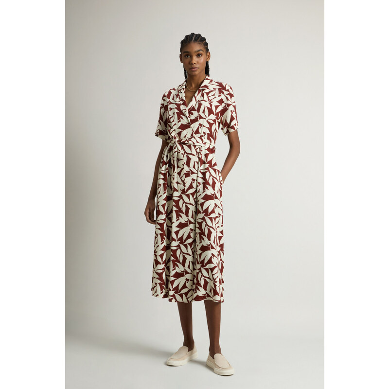 ŠATY WOOLRICH PRINTED FLUID DRESS