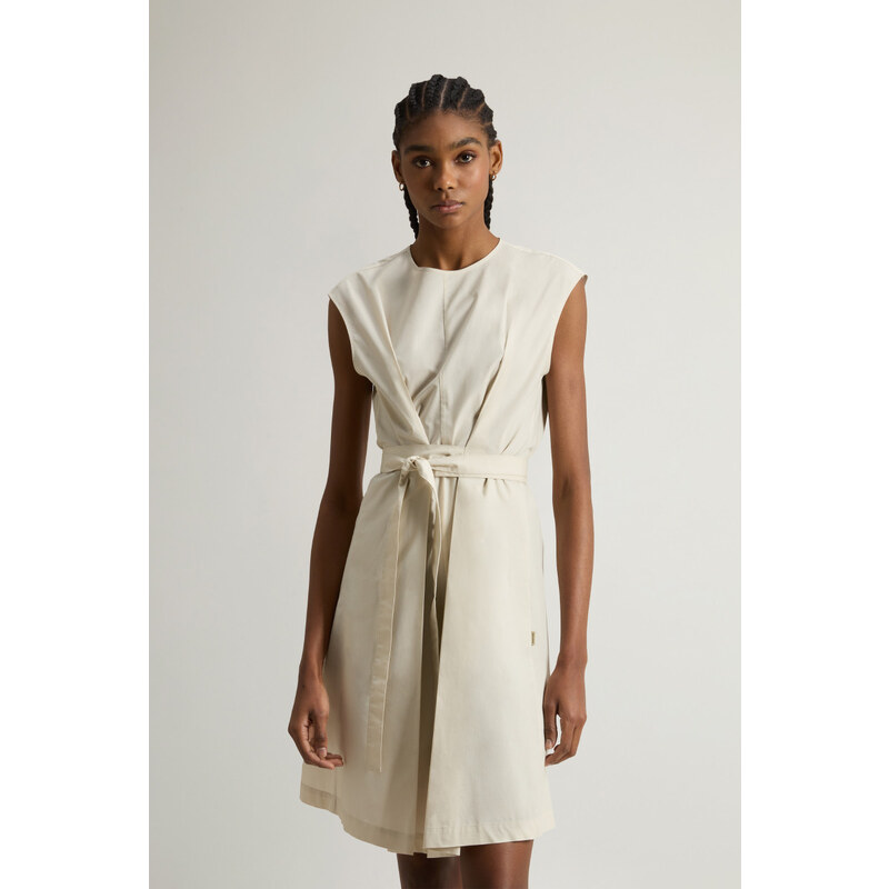 ŠATY WOOLRICH POPLIN BELTED DRESS 104830486