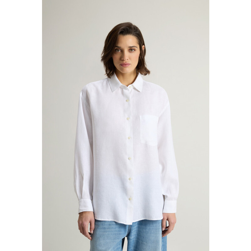 KOŠILE WOOLRICH GD LINEN SHIRT 104830501
