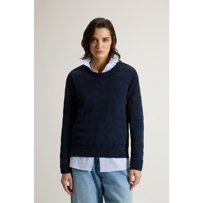 SVETR WOOLRICH BOXY CREWNECK