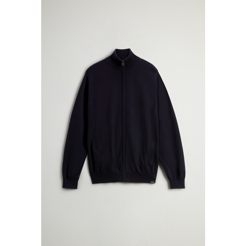 SVETR WOOLRICH FULL-ZIP COTTON CARDIGAN