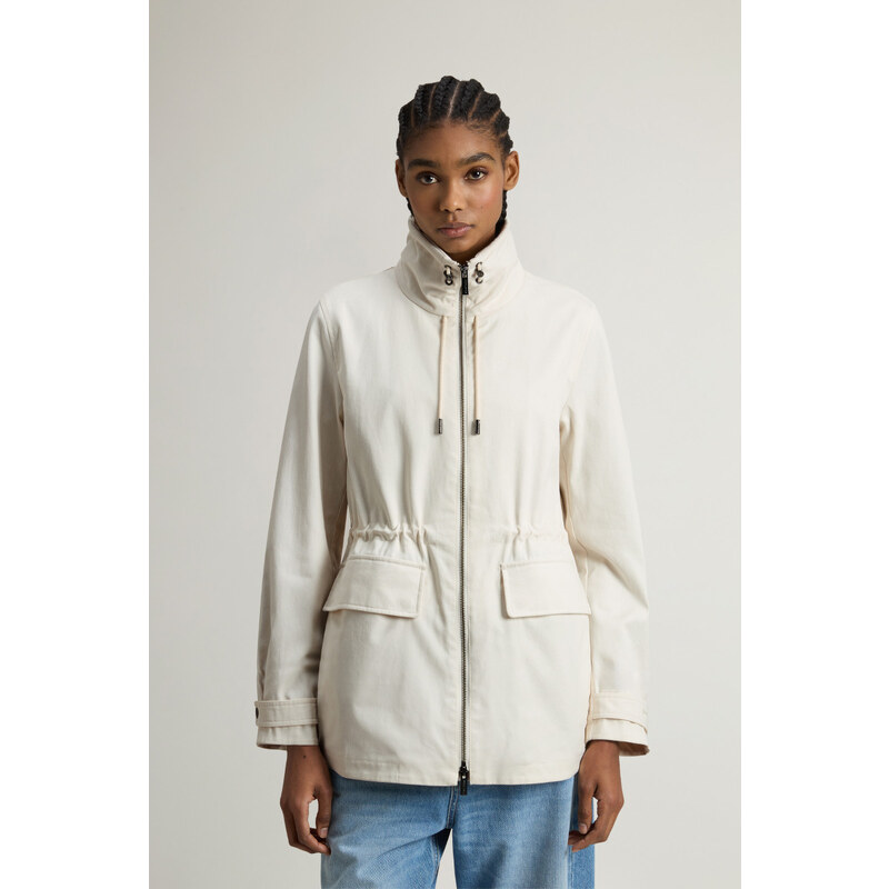BUNDA WOOLRICH CINCHED WAIST FIELD JACKET 104830511