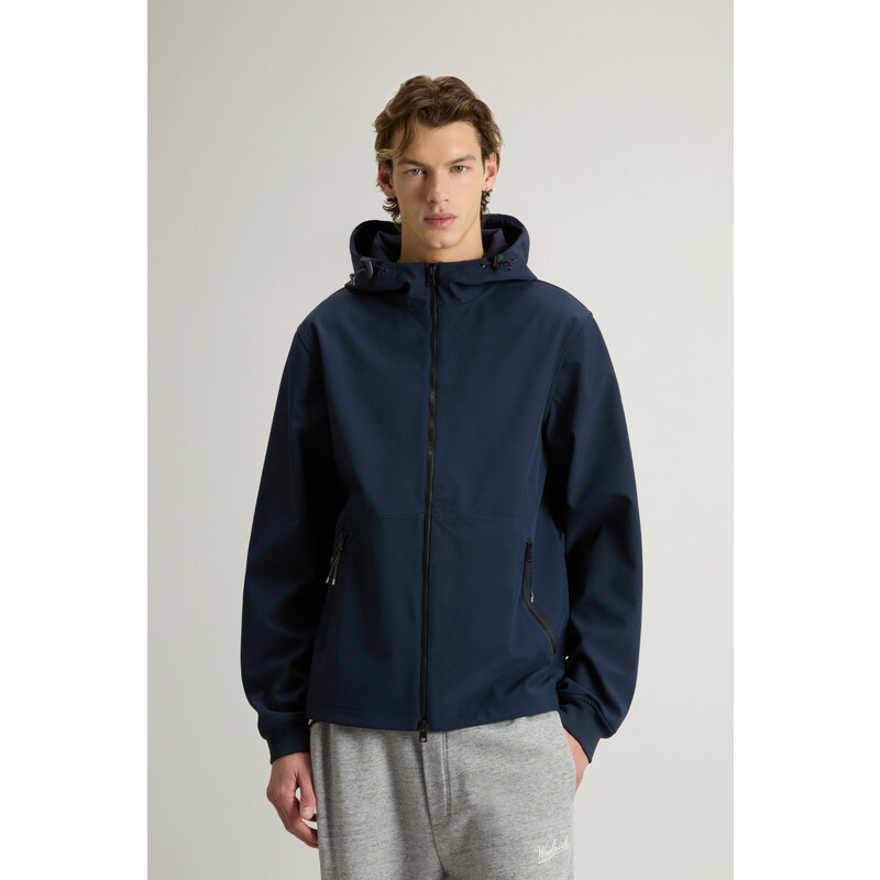 BUNDA WOOLRICH SOFT SHELL FULL-ZIP HOODIE