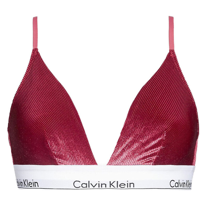 Dámská nevyztužená podprsenka Unlined Triangle QF5508E-2XV - Calvin 104839892
