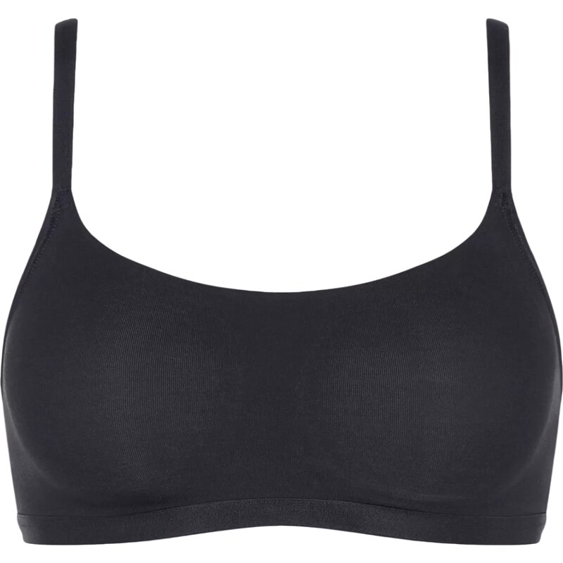 Dámský top GO Daily Cotton Top - BLACK - černý 0004 - SLOGGI 104839922