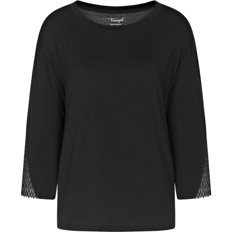 Dámský pyžamový top Aura Spotlight Top - BLACK - černý 0004 - TRIUMPH 104741793