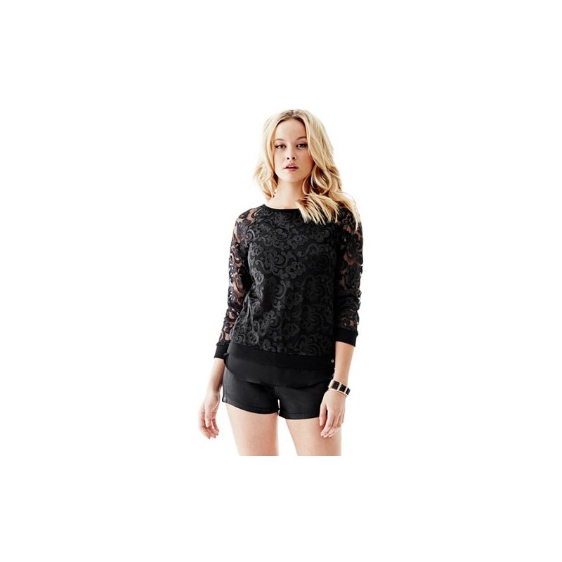 Halenka Guess Shiny Lace Pullover