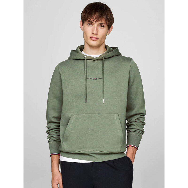 Tommy Hilfiger pánská zelená mikina