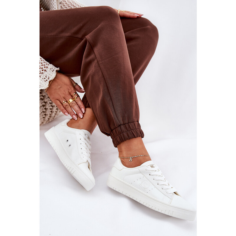 BIG STAR SHOES Nízké Dámské Tenisky Z Eko Kůže Big Star