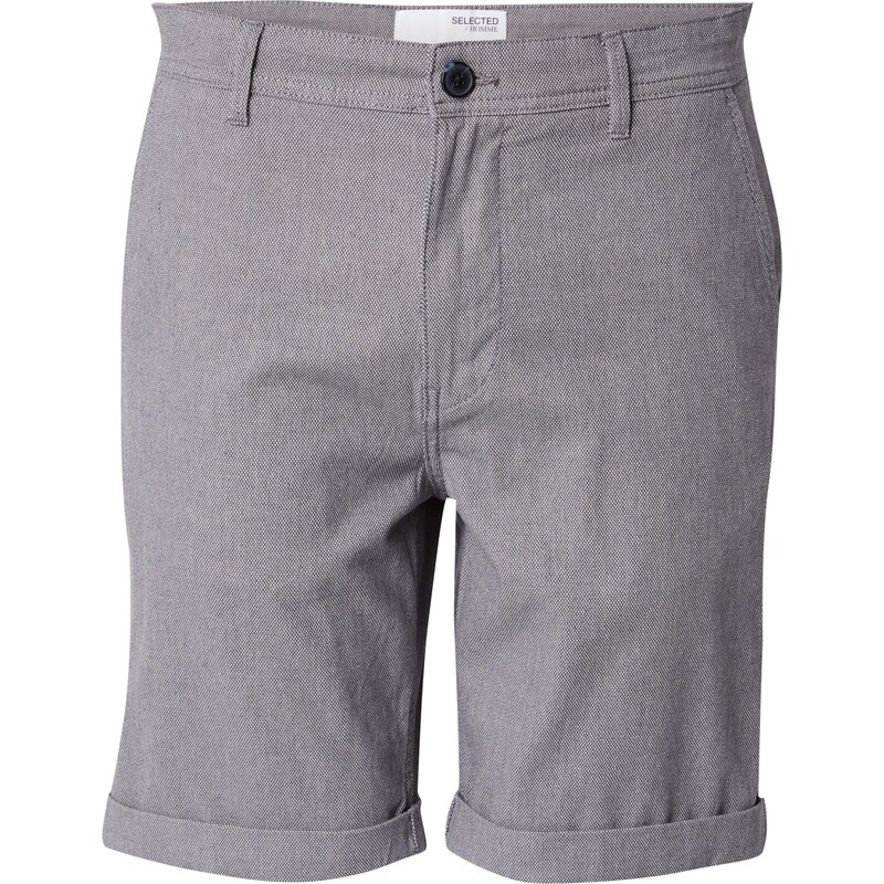 SELECTED Chino kalhoty SLHLUTON šedá