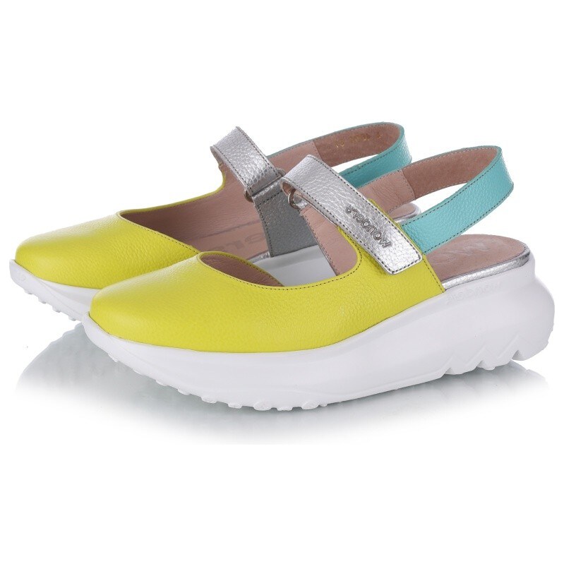Dámské kožené sandály A-4004 Wonders multicolor 104879602