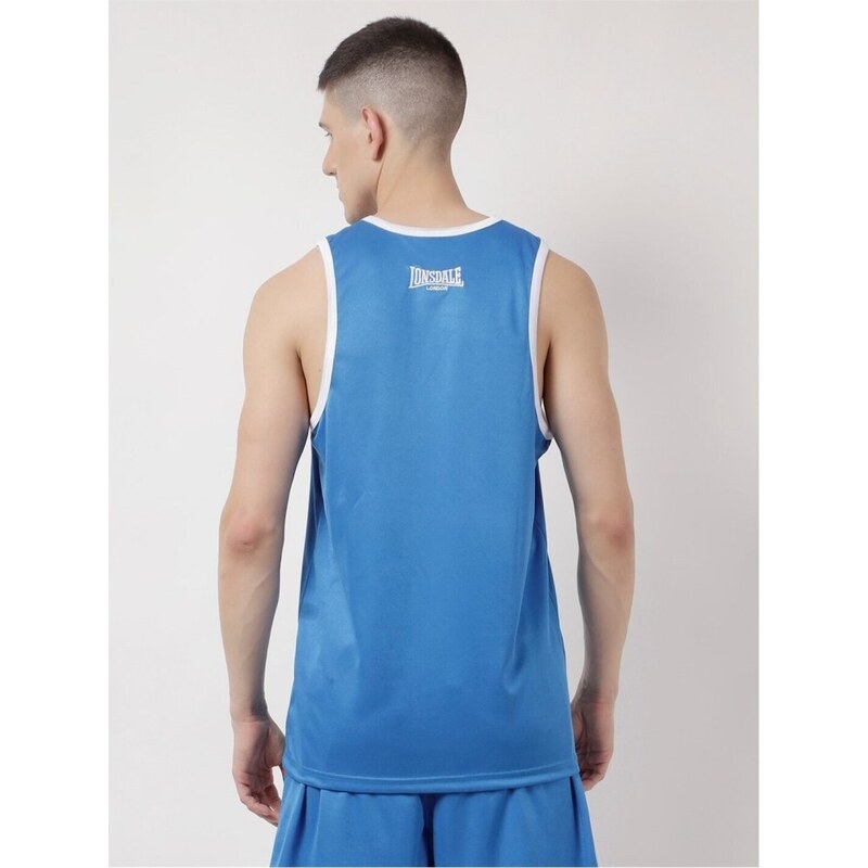 Lonsdale Boxing Vest Blue/White