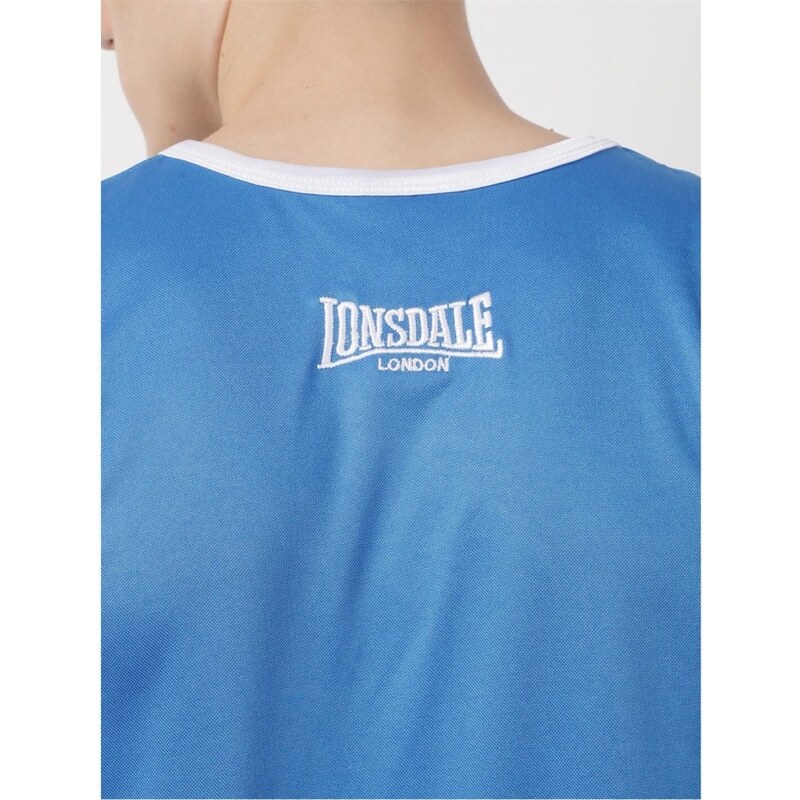 Lonsdale Boxing Vest Blue/White