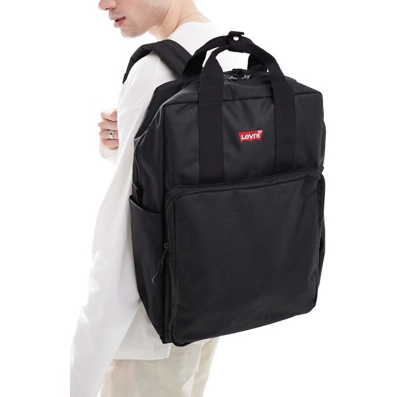 Levis L pack batwing logo large backpack in black