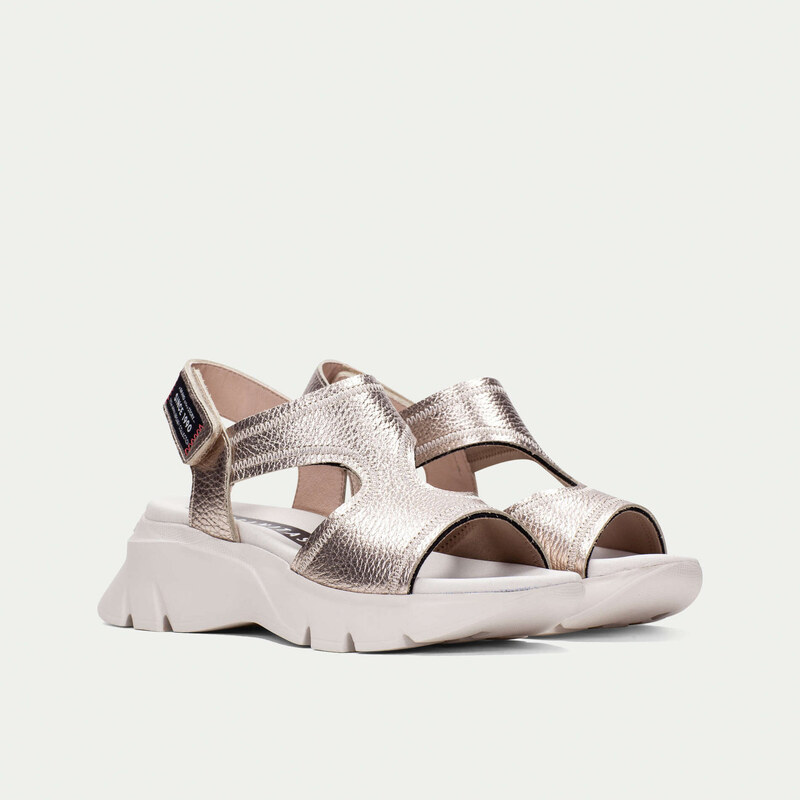 Dámské sandály na platformě Hispanitas HV254010 metalické