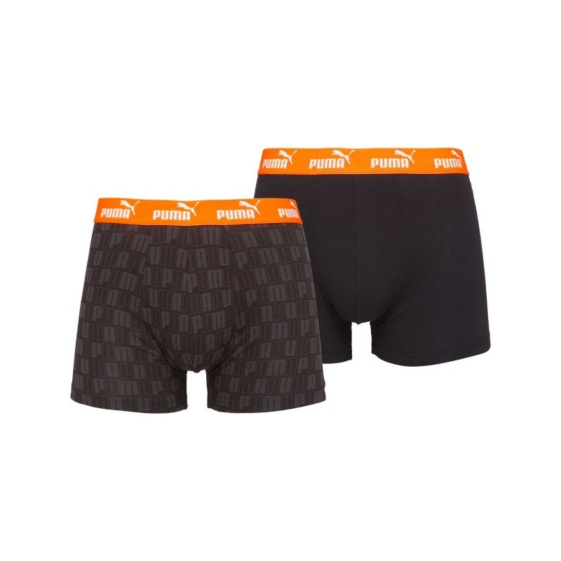 Puma ELEMENTS MEN PRINTED BOXERS 2P Pánské boxerky