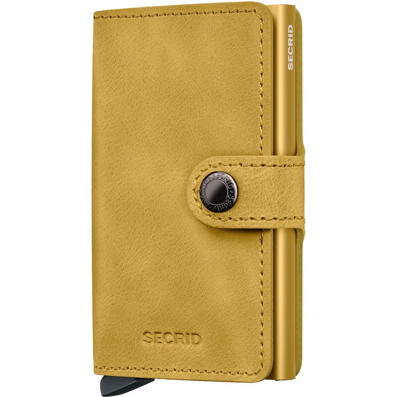 Kožená peněženka SECRID Miniwallet Vintage Yellow žlutá