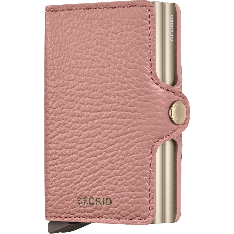 Kožená peněženka SECRID Twinwallet Pebble Rose růžová 104926489