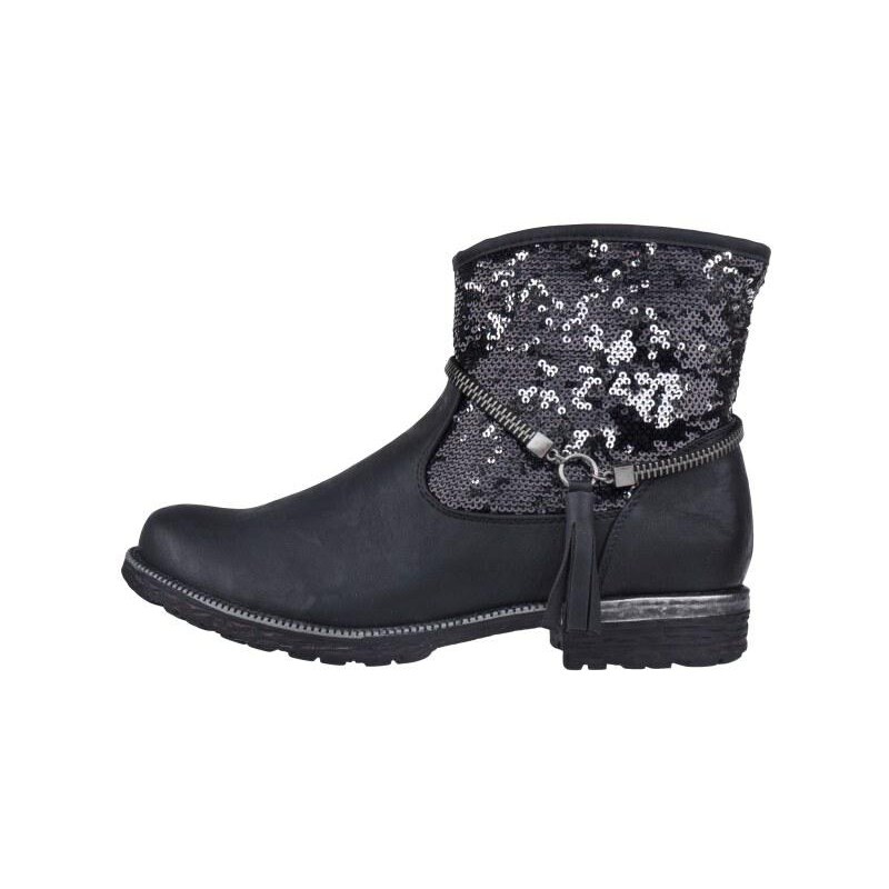 Kotníčková obuv RIEKER 95461-00 černá