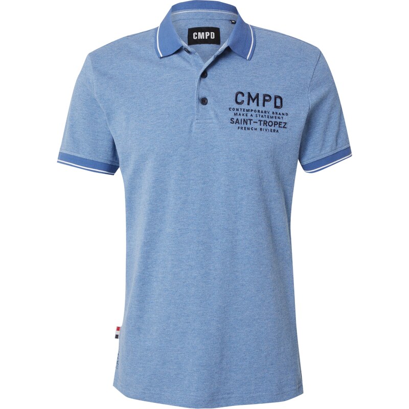 CMPD Tričko kouřově modrá / noční modrá