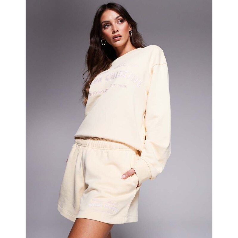 ASOS Weekend Collective Weekend collective short co-ord with 104938315