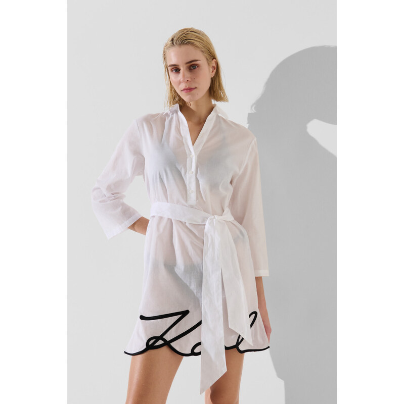 PLÁŽOVÉ OBLEČENÍ KARL LAGERFELD KARL DNA SIGNATURE BEACH DRESS 104935711