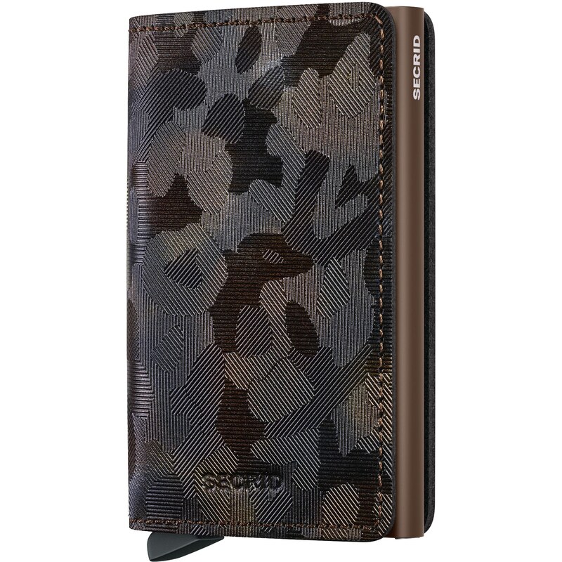 Kožené pouzdro na karty SECRID Slimwallet Jungle Brown