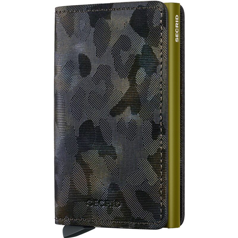 Kožené pouzdro na karty SECRID Slimwallet Jungle Moss