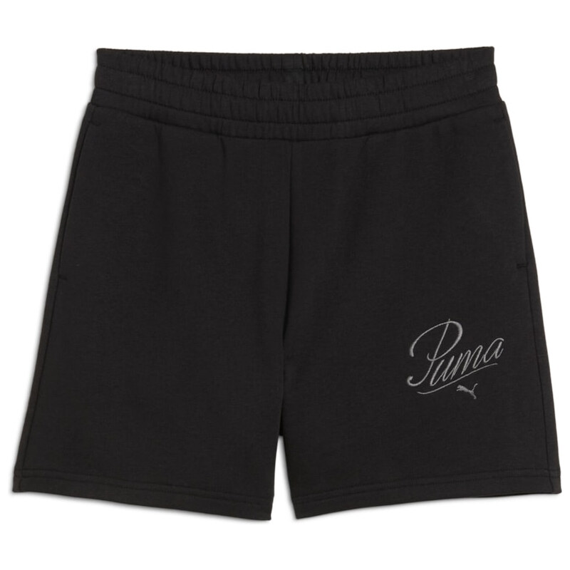 Puma Dámské šortky Ess Script High-Waist Shorts 5 Black L 104948347