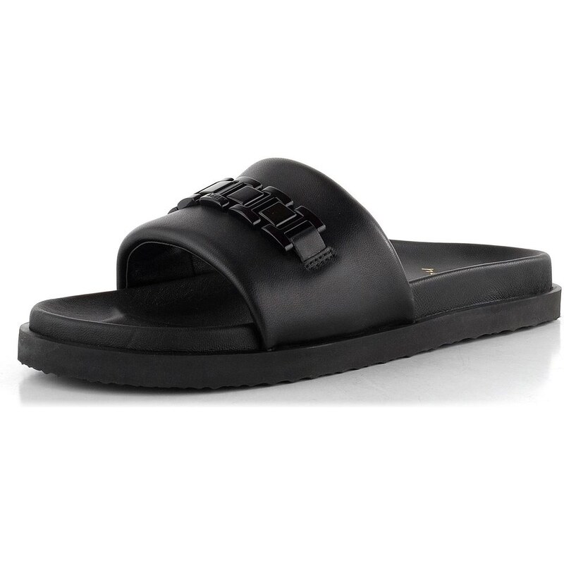 Högl pantofle ozdobené řetízkem Black 9-100810