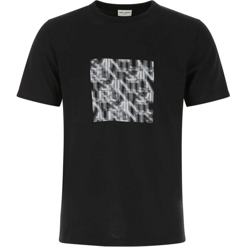 SAINT LAURENT Graphic Black tričko