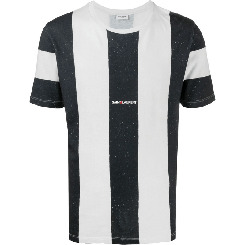SAINT LAURENT Striped White tričko