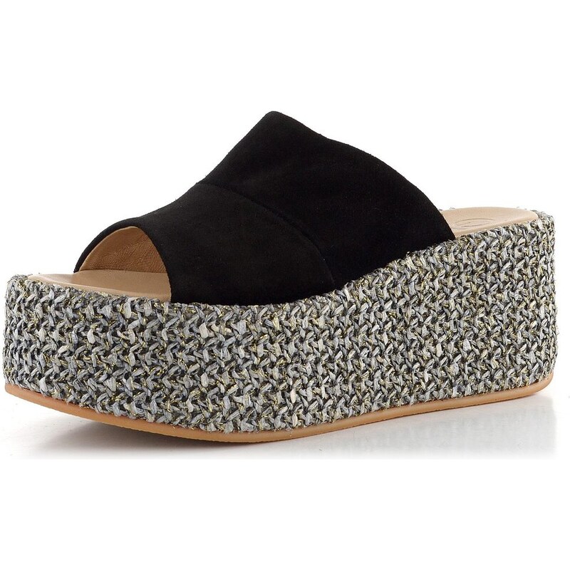 Gaimo pantofle na platformě Ofelia pesca baby negro 104950577
