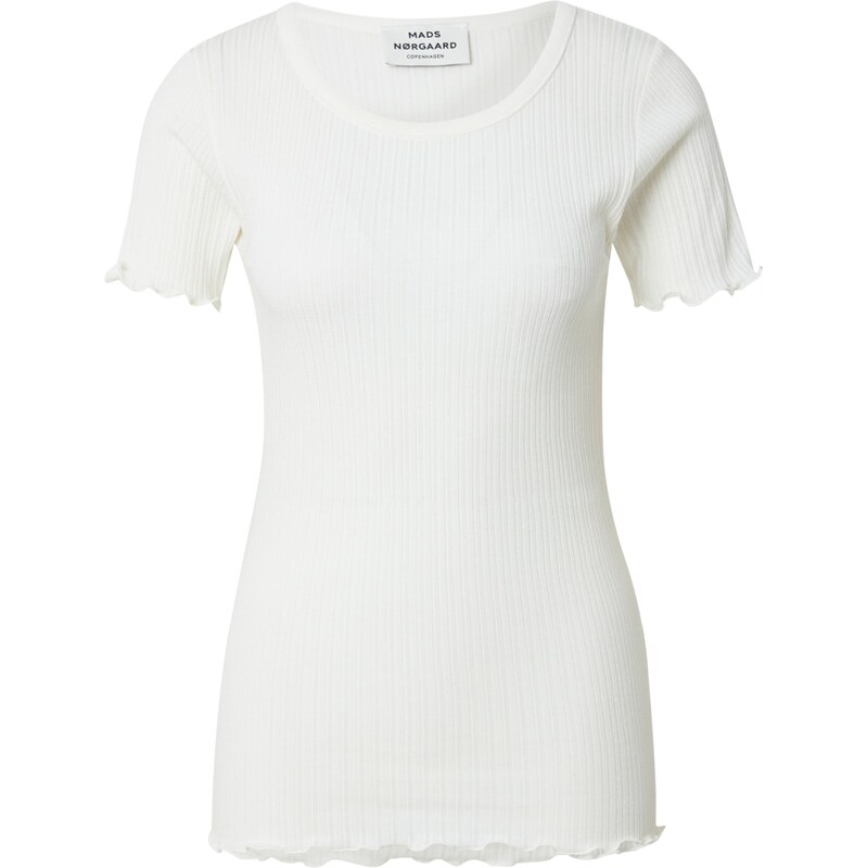 MADS NORGAARD COPENHAGEN Tričko Trixy offwhite