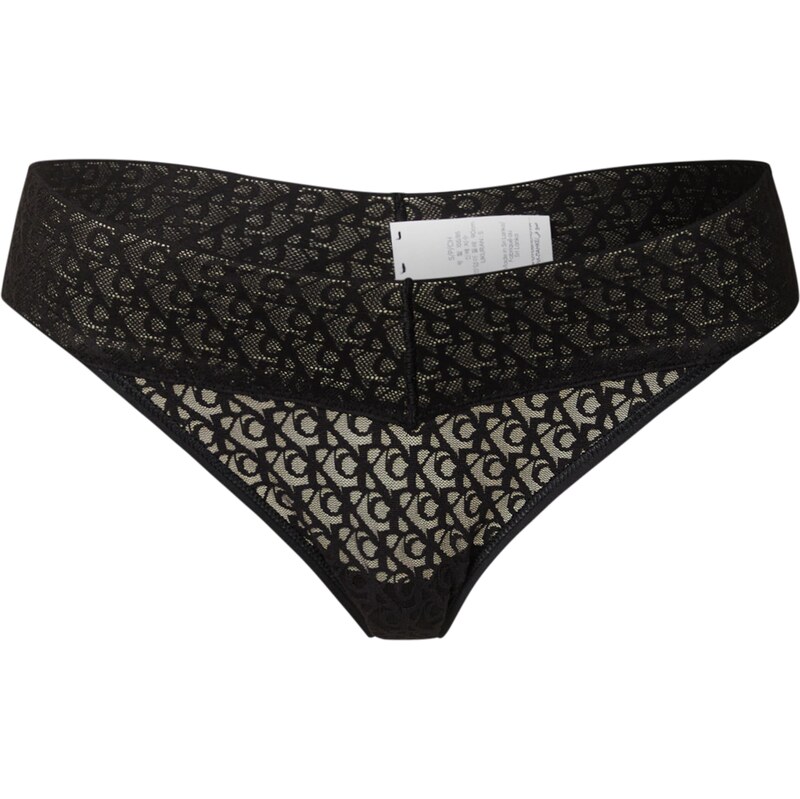 Calvin Klein Underwear Tanga černá