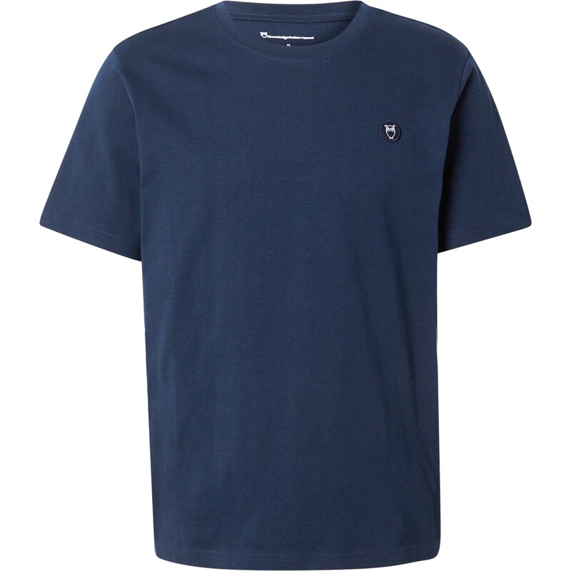 KnowledgeCotton Apparel Tričko Alder tmavě modrá