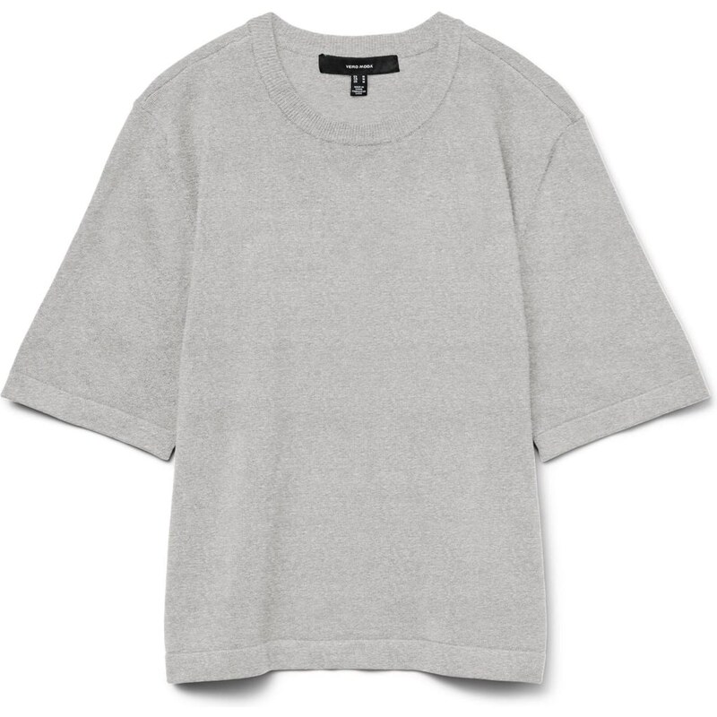 VERO MODA Svetr VMSILJE světle šedá