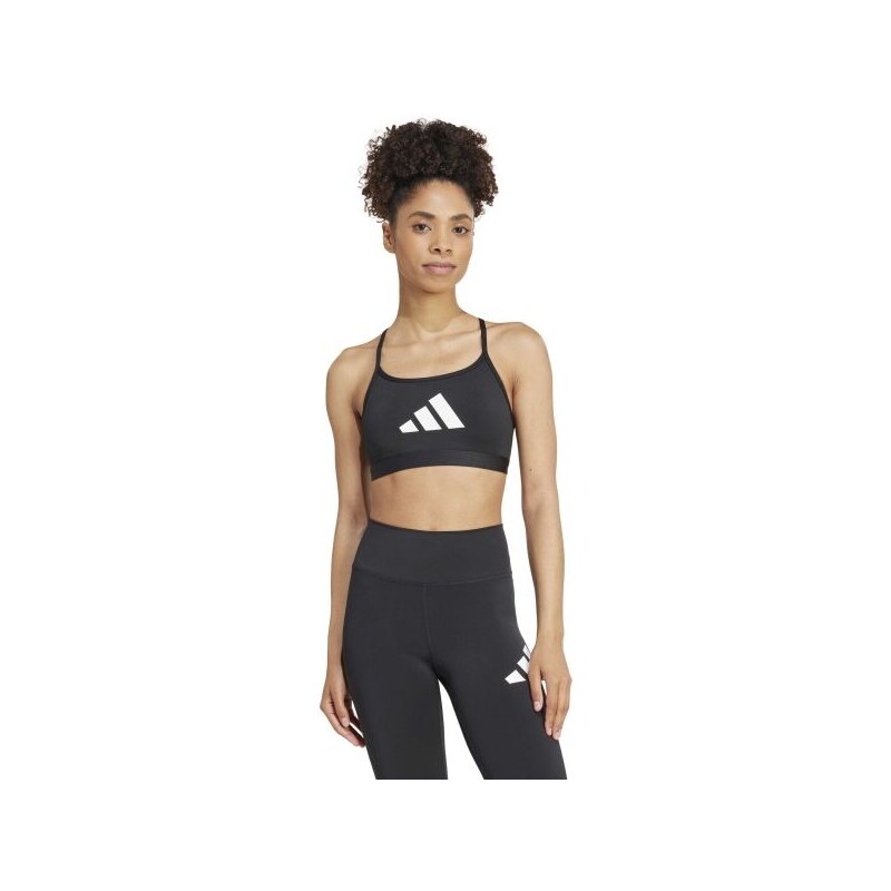 adidas AEROREACT BIG LOGO BRA Dámská sportovní podprsenka