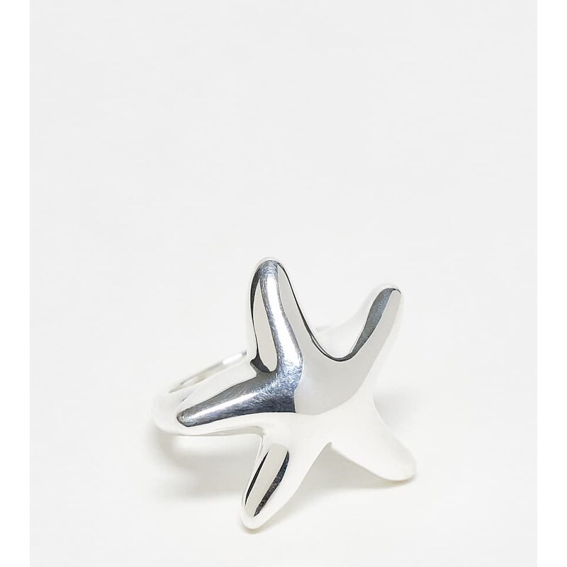 Seol + Gold sterling silver chunky starfish ring 105122558