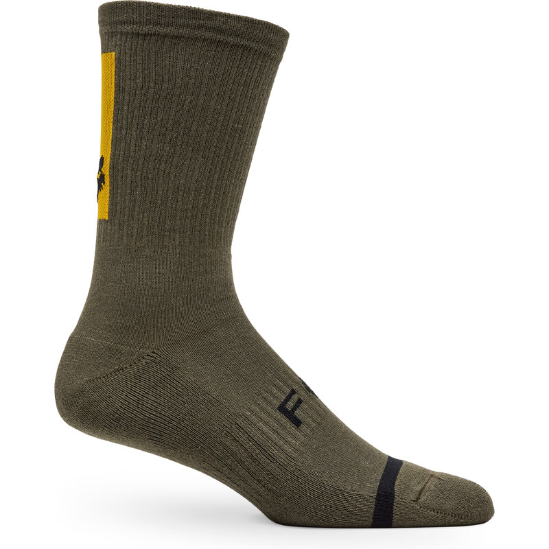 Pánské cyklo ponožky Fox 8 Defend Sock - Military