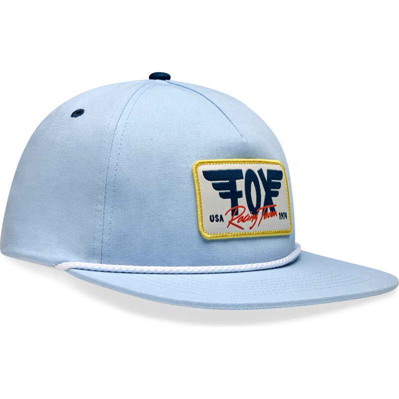 Dámská kšiltovka Fox W Winged Snapback Hat - Pale Blue 104964556