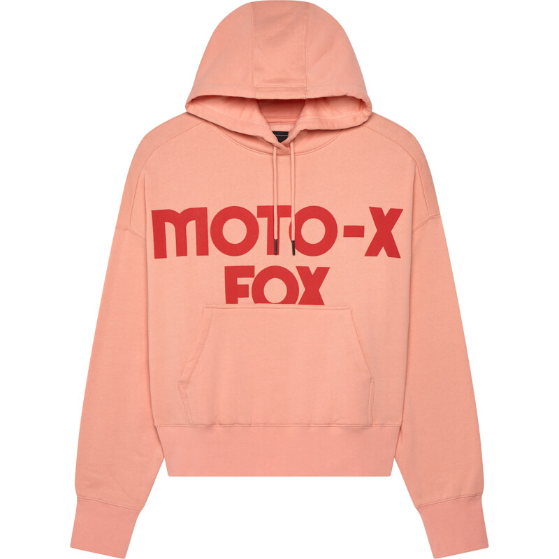 Dámská mikina Fox W Moto-X Oversized Flc Po - Pale Pink 104964584