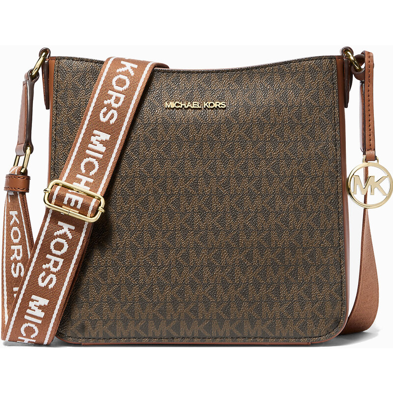 Michael Kors Jet Set Travel Small Signature Logo Messenger Bag