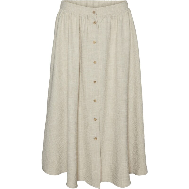 VERO MODA Sukně VMMelaney béžová 104972648