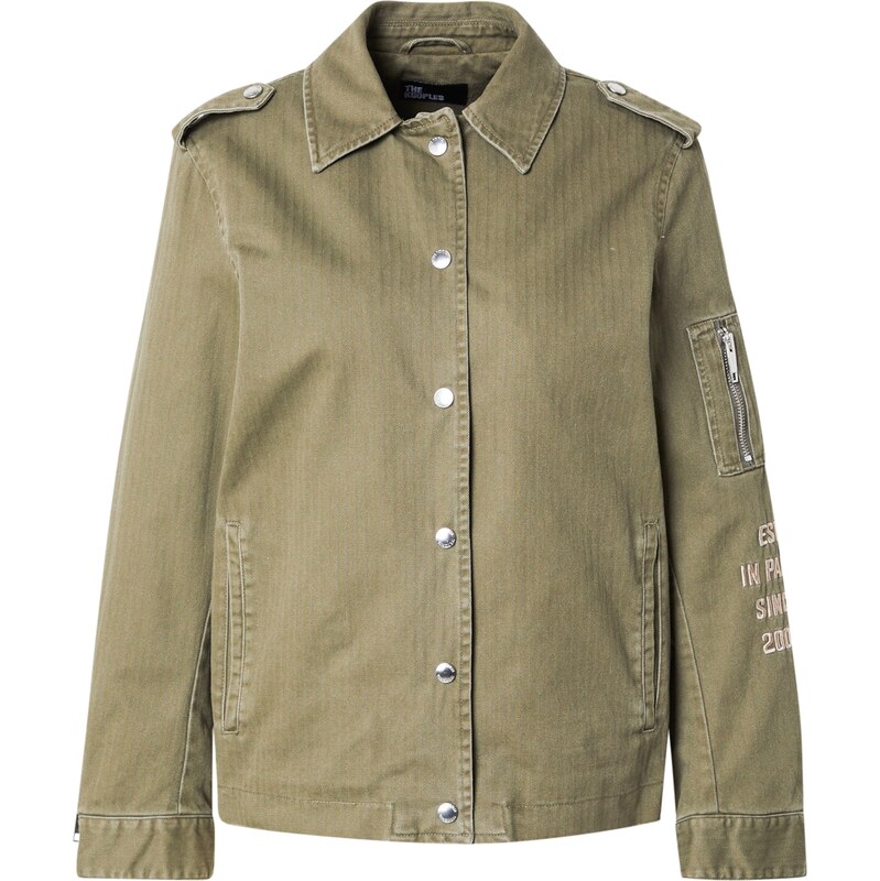 The Kooples Přechodná bunda režná / khaki / černá