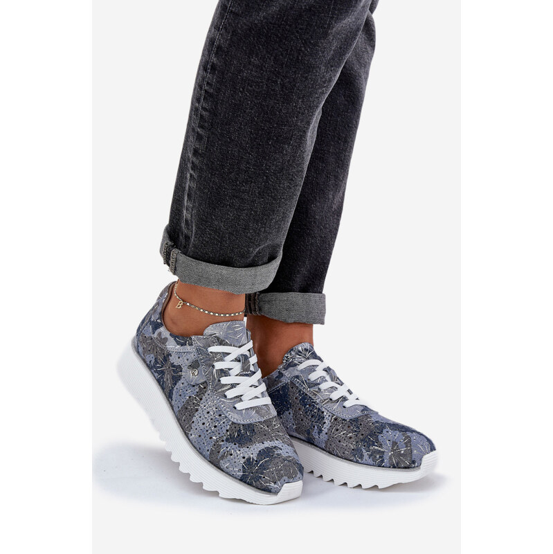 Sportovní boty na platformě model 209066 Step in style