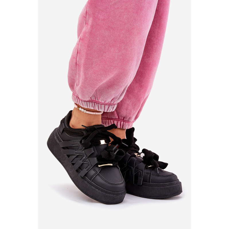 Sportovní boty na platformě model 209449 Step in style