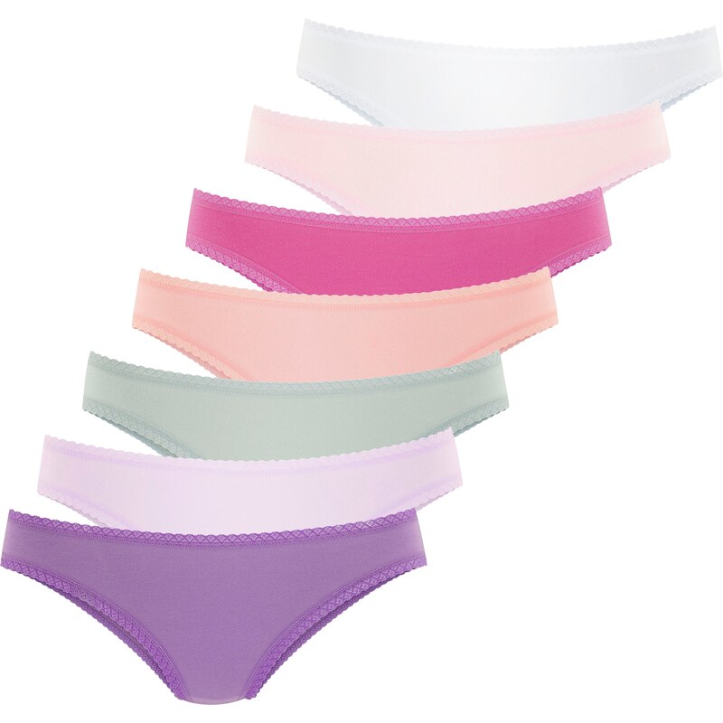 VIVANCE Kalhotky světle zelená / fialová / pink / offwhite 105184753