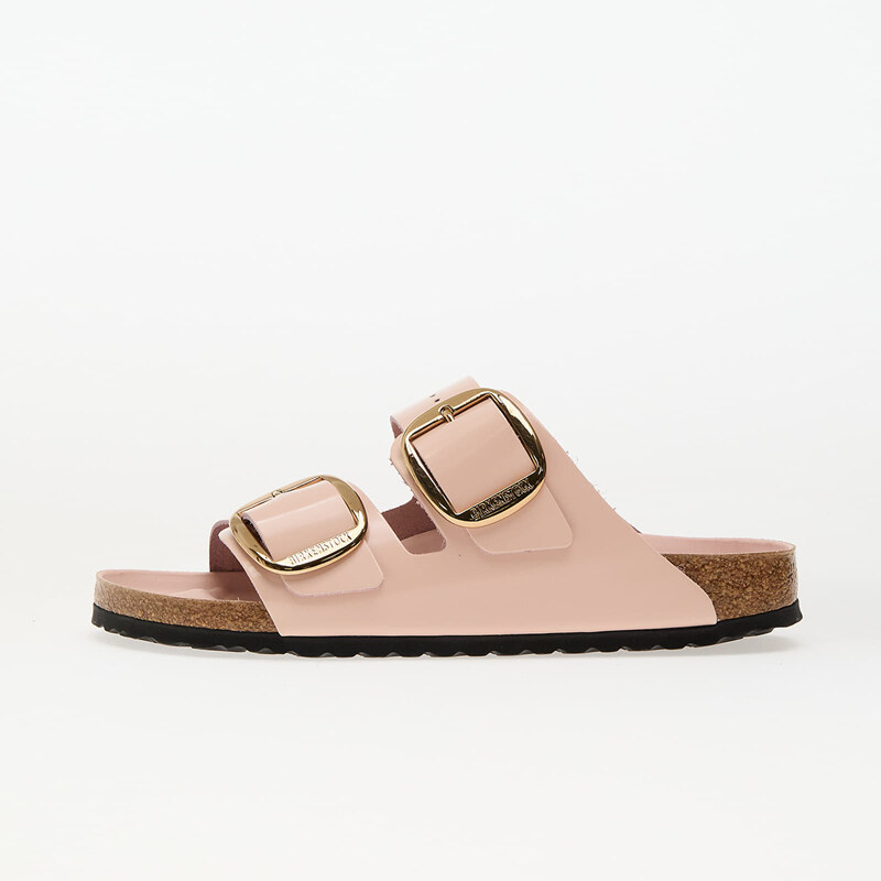 Birkenstock Arizona Big Buckle Natural Leather Patent High-Shine Light 105000006